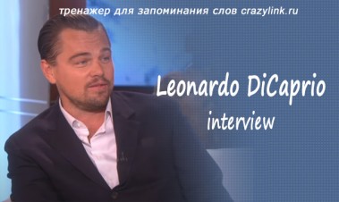 Leonardo DiCaprio in the Ellen Show